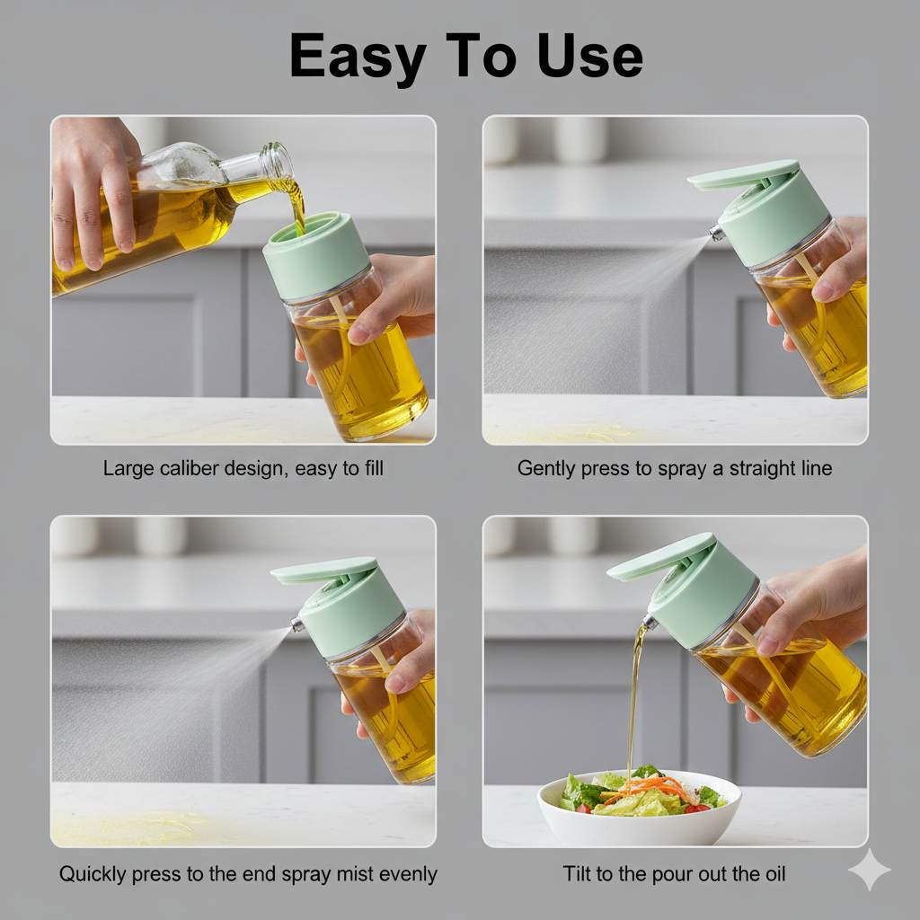 🛡️Premium oil dispenser,,✨